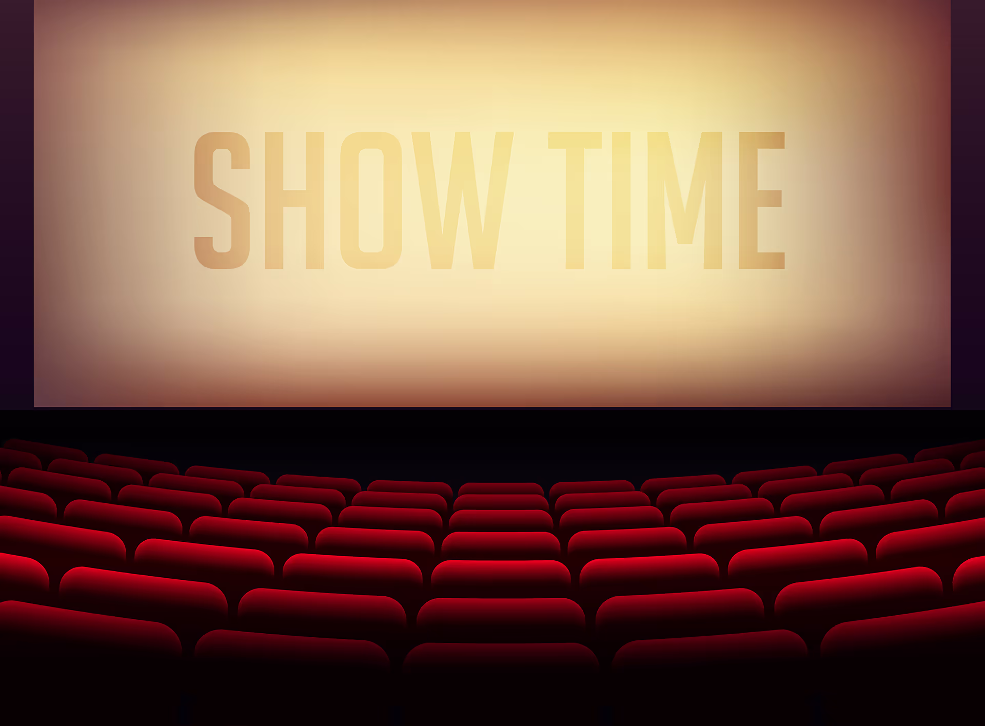 Cinema theater silver screen advertising