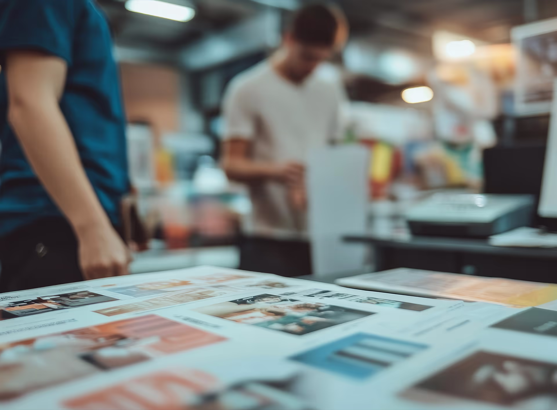 Print advertising layout