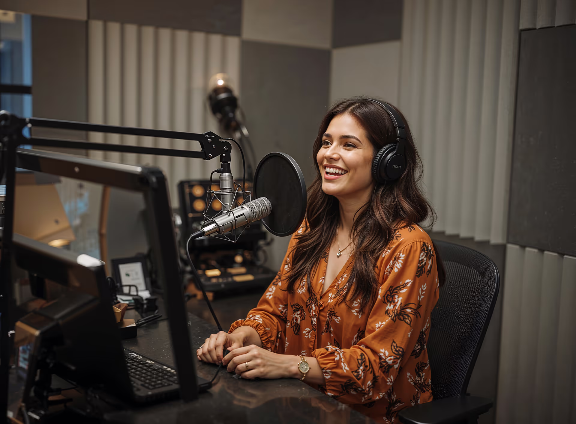 Radio broadcasting audio jingle